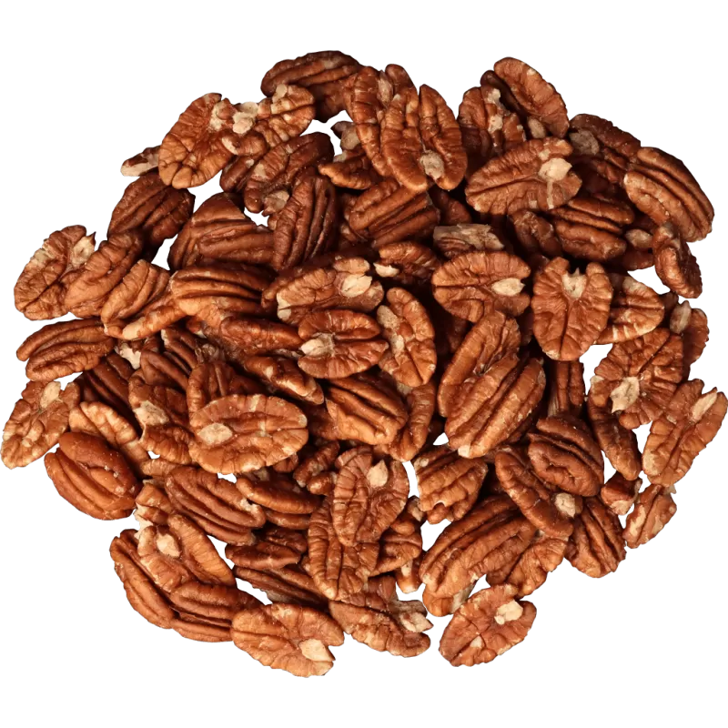 Sachet 250 g de noix de pécan entières origine USA, 100 % naturelles.