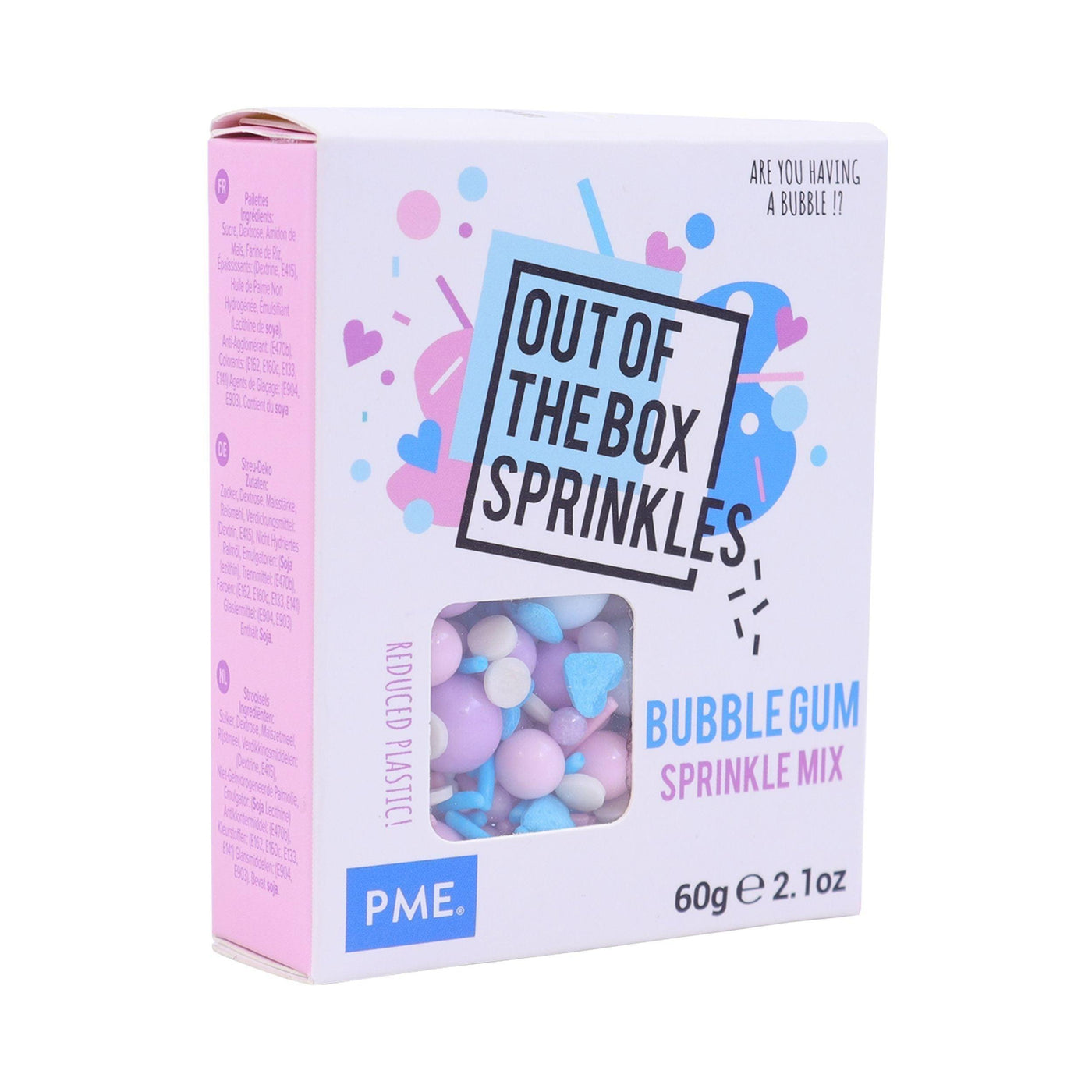 Out of the Box Sprinkles - Bubble Gum 60g - Patissland
