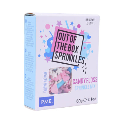 Out of the Box Sprinkles - Candy Floss 60g - Patissland