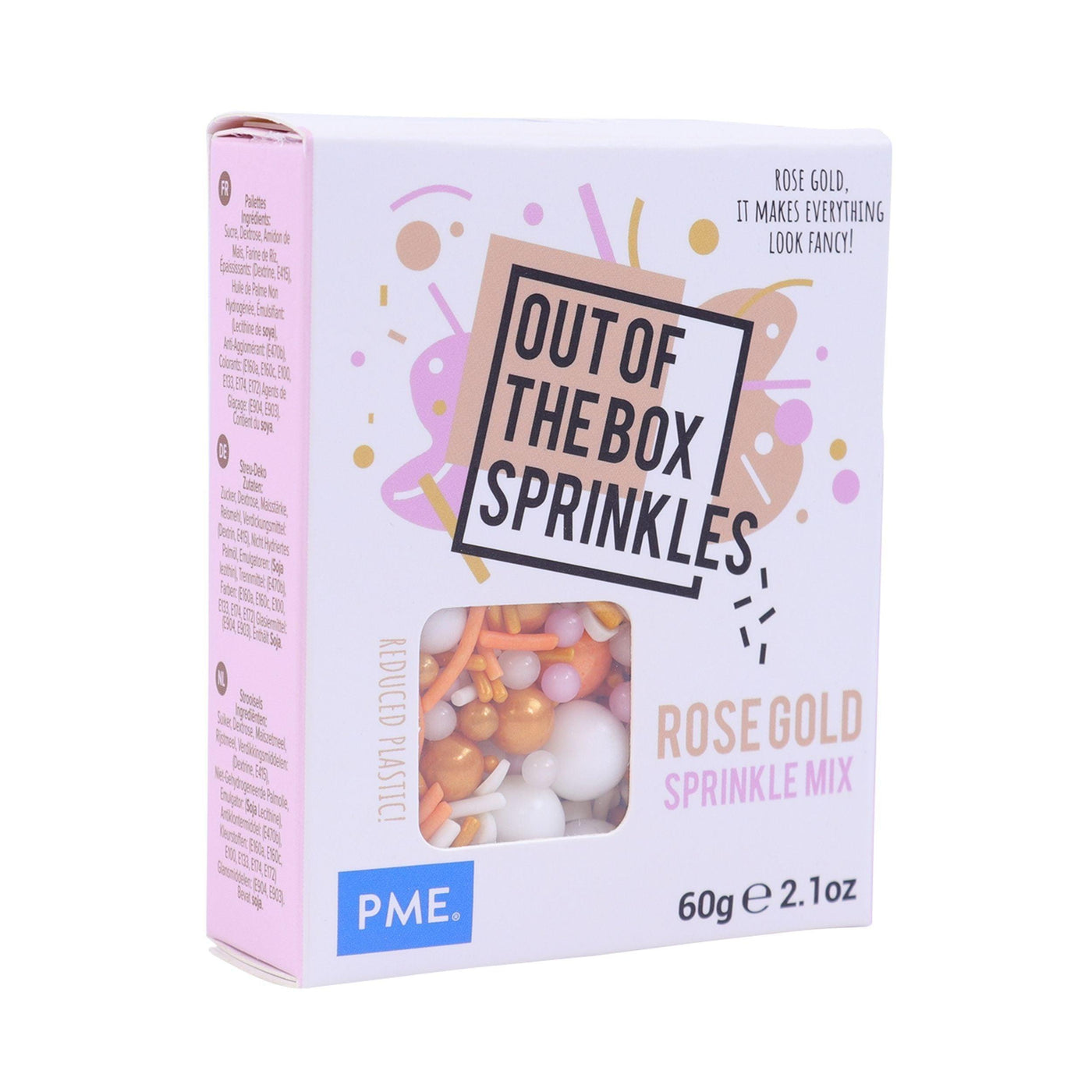 Out of the Box Sprinkles - Rose Gold 60g - Patissland
