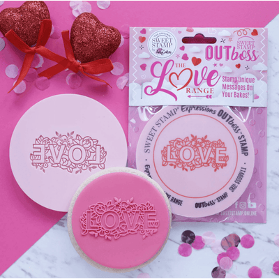 OUTboss - Floral LOVE - SWEET STAMP