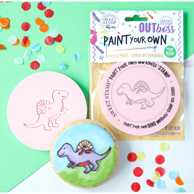 Outboss Paint your Own - Dino - SWEET STAMP