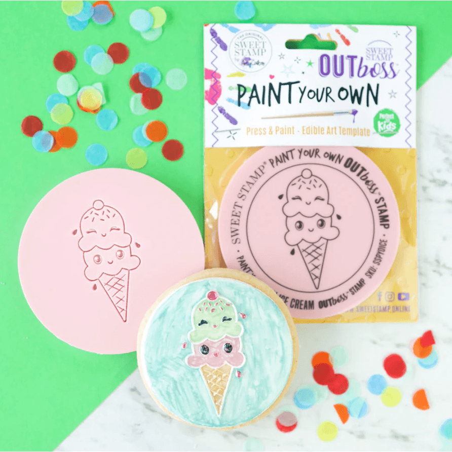 Outboss Paint your Own - Ice Cream - SWEET STAMP
