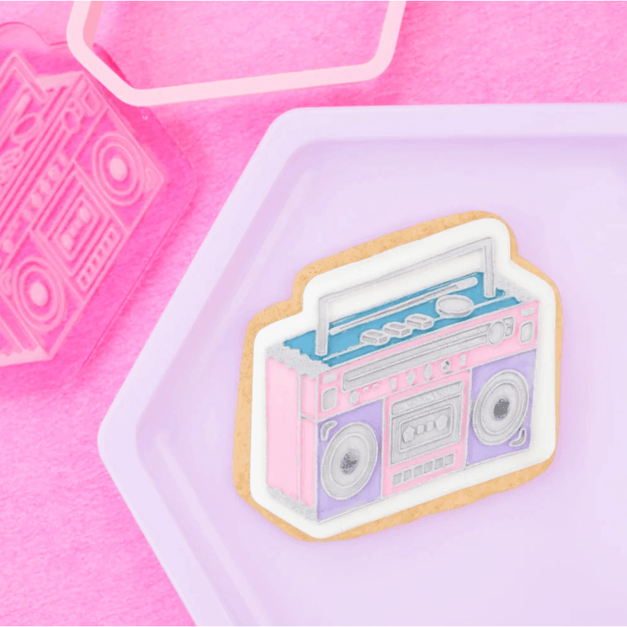 Outboss Stamp N'Cut - Radio Boombox
