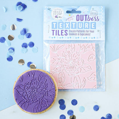 OUTboss Texture Tiles - Floral - SWEET STAMP