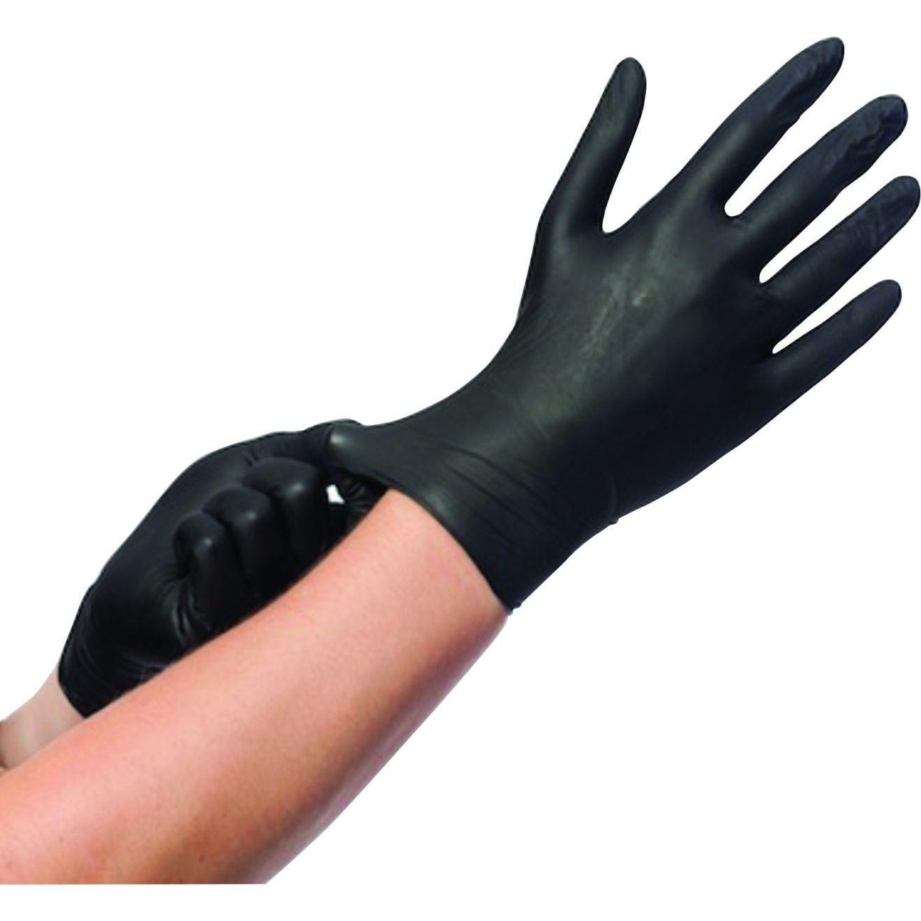 P/100 GANTS EN NITRIL NOIR - CARE & ADVICE