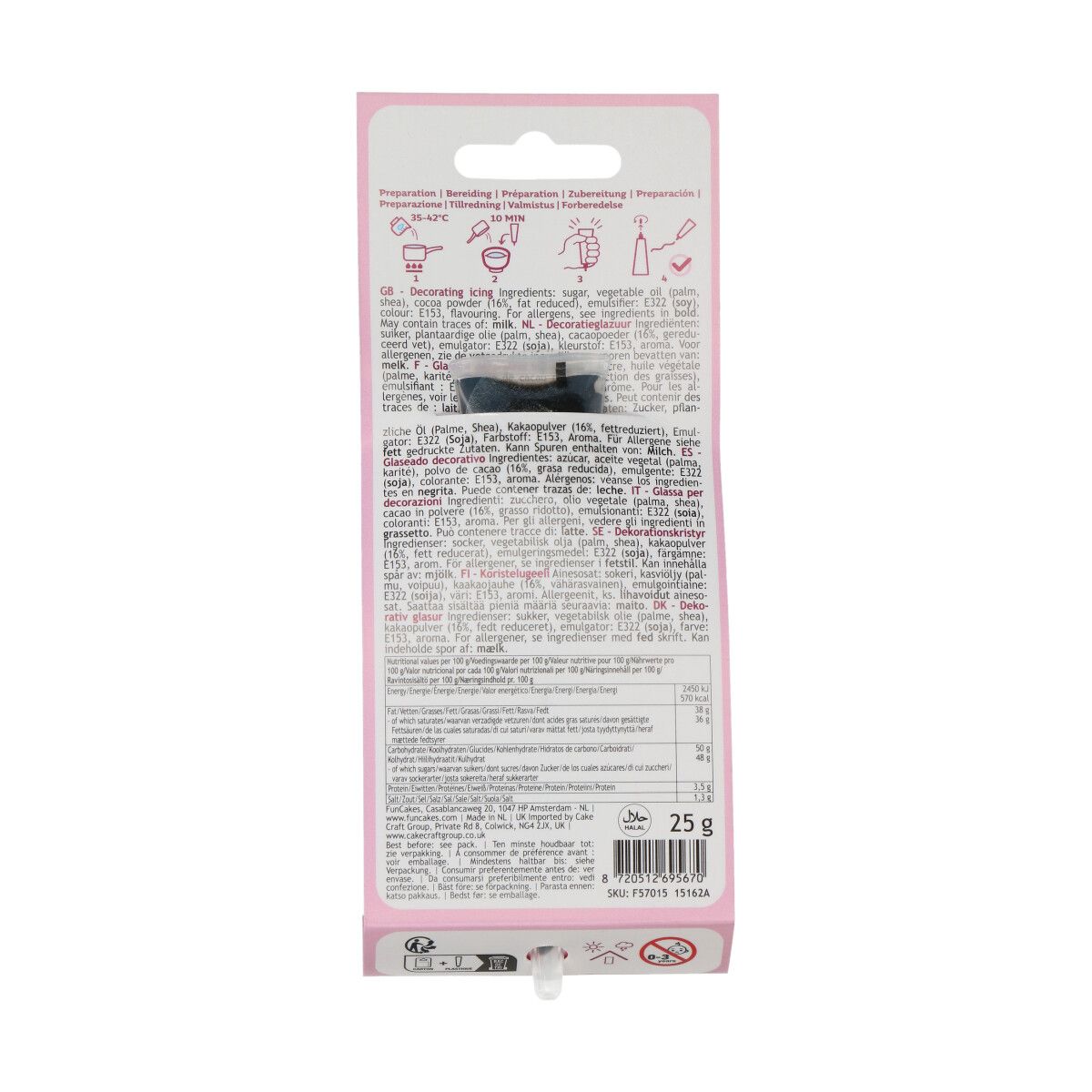 Tubo de Escritura Choco 25 g - Negro