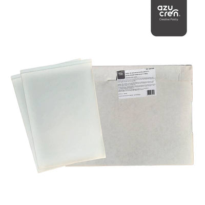 Feuilles de sucre Azucren format A4 sans E171 – paquet de 25 feuilles