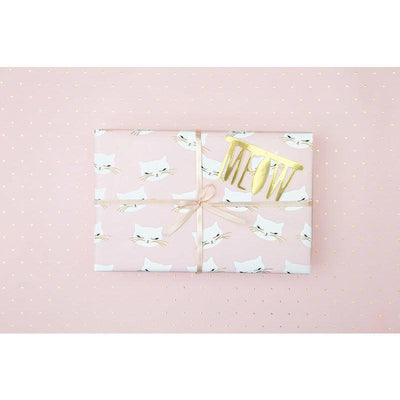 Papier Cadeau - Petit Chat - 70x200 cm - PAS D'EXPEDITION :VENDU UNIQUEMENT en Click and Collect 🛍️ - PARTY DECO