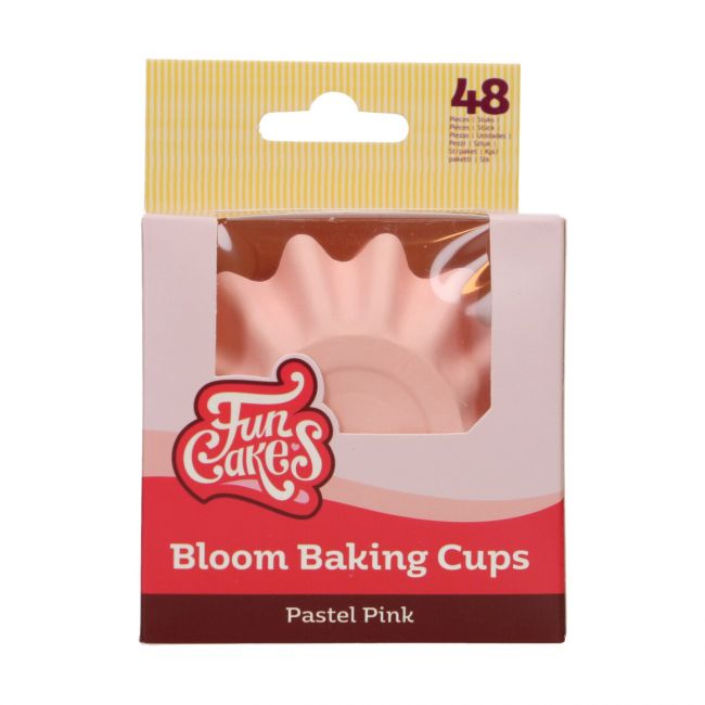 48 Bloom Cupcake-doosjes - Pastelroze