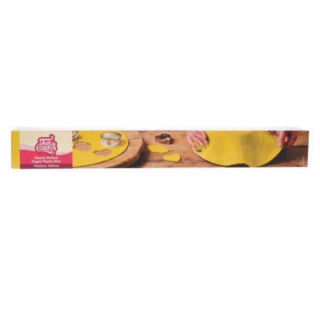 Ausgerollte Zuckerpaste – Mellow Yellow – Patissland
