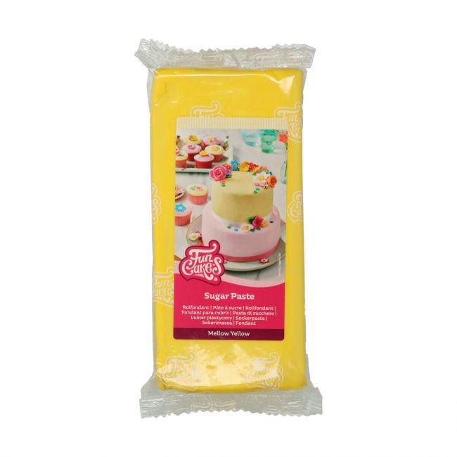 Pâte à sucre - Jaune 1kg