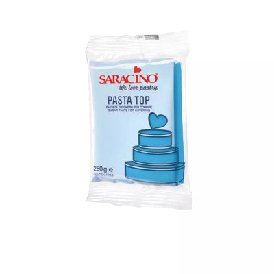 Pâte à sucre Saracino Pasta Top Bleu Ciel Clair 250g