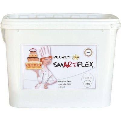 Seau 10 kg pâte à sucre blanche Velours Vanille SmartFlex – usage intensif
