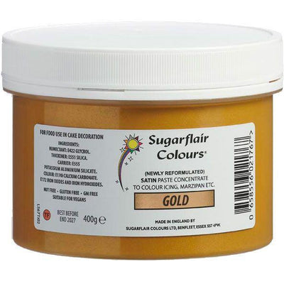 Pâte Colorante - GOLD 400g - SUGARFLAIR