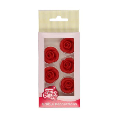 Pâte d'Amande - 6 Roses Rouges - Patissland