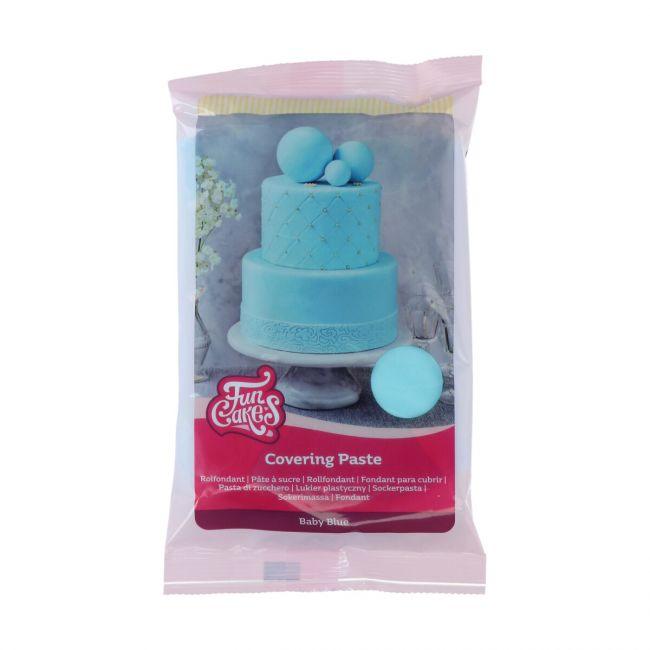 Pâte de Couverture - Baby Blue 500g - FUN CAKES