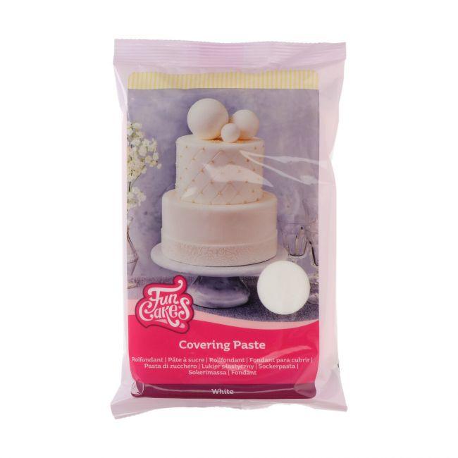 Pâte de Couverture - Blanc 500g - FUN CAKES