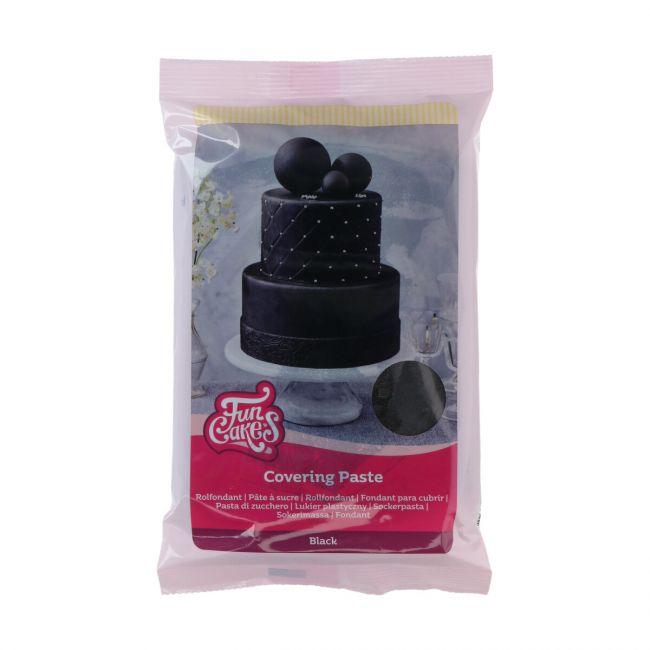 Pâte de Couverture - Noir 500g - FUN CAKES