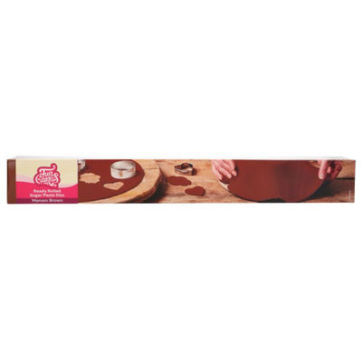 Pâte à sucre prête à l’emploi FunCakes Ready Rolled Disc Maroon Brown 430 g