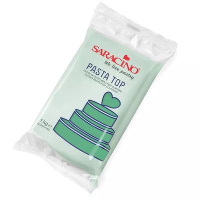 Pâte à sucre verte Saracino Pasta Top 1kg