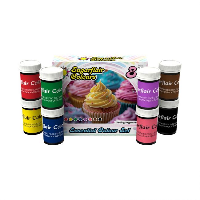 Set di colori in pasta essenziali misti 8x25g