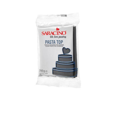 pâte à sucre noire Saracino Pasta Top 250g