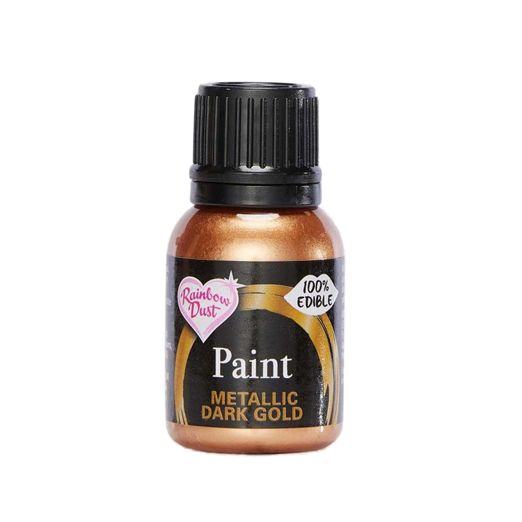 Peinture Comestible - Dark Gold - RAINBOW DUST