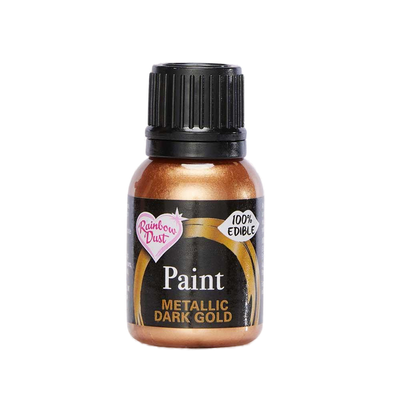 Peinture Comestible - Dark Gold - RAINBOW DUST