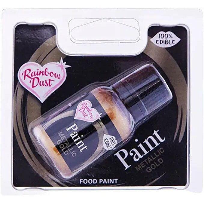 Essbare Farbe – Metallic-Gold – Regenbogenstaub