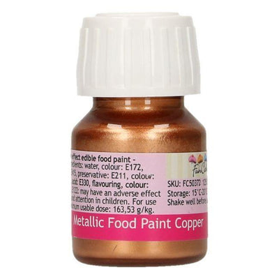 Peinture Metallic Copper 30ml - FUN CAKES