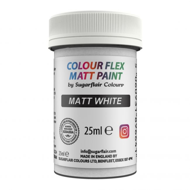 Witte matte effectverf