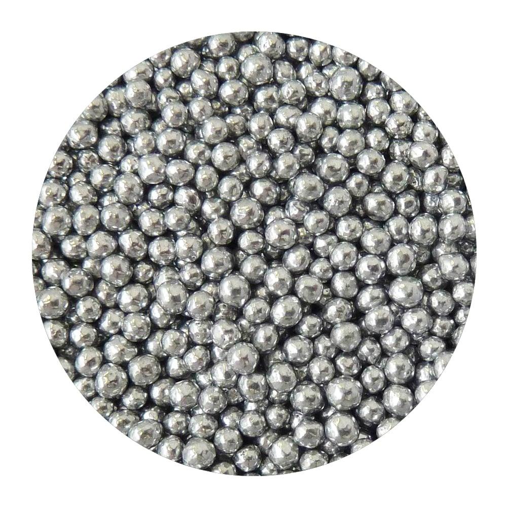 Perles Argentées - 4mm - PASTRY COLOURS