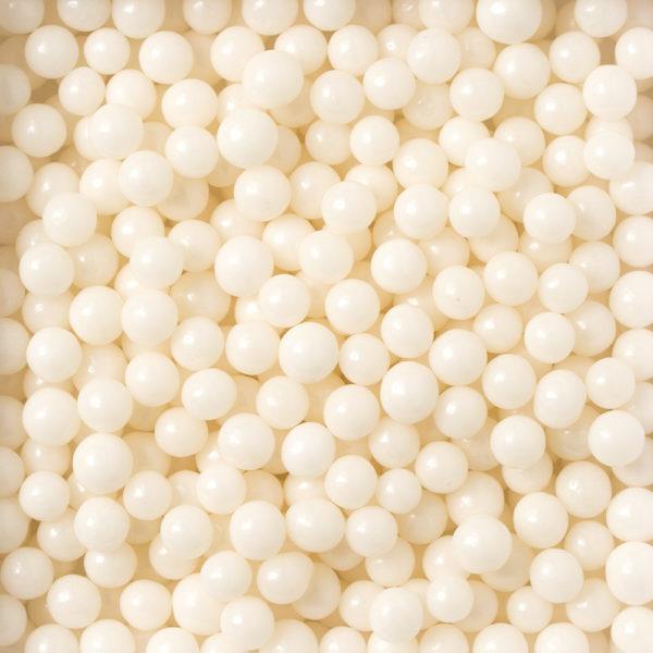 Perles Blanches 7mm - 1Kg