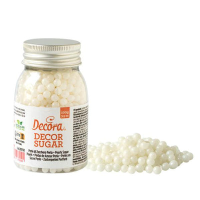 Perles Comestibles - Blanc 100g - DECORA