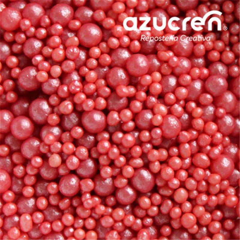 Perles de Sucre Rouges - 1,5 & 4 mm - 90g