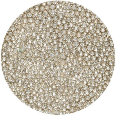 Perles en Sucre Medium - Metallic Silver 800g - FUN CAKES