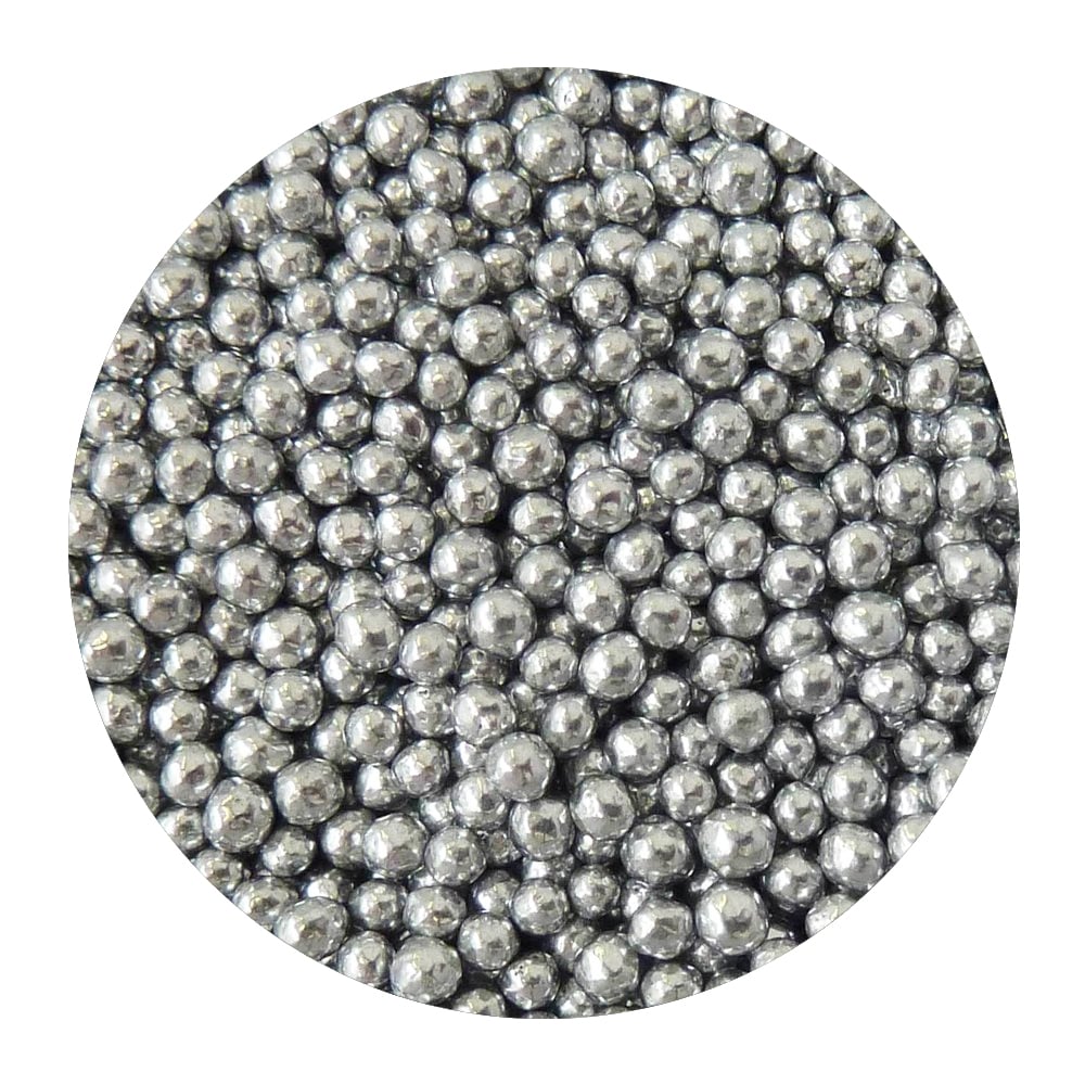 Perles Argentées - 7mm