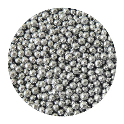 Perles Argentées - 4mm