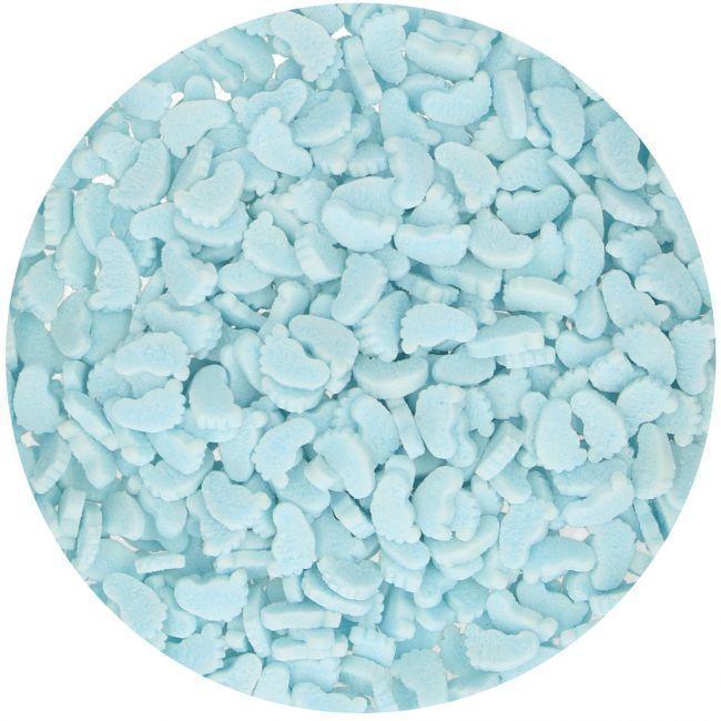 Pieds de Bébé en sucre - Bleu 55g