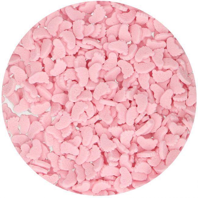 Pieds de Bébé en sucre - Rose 55g