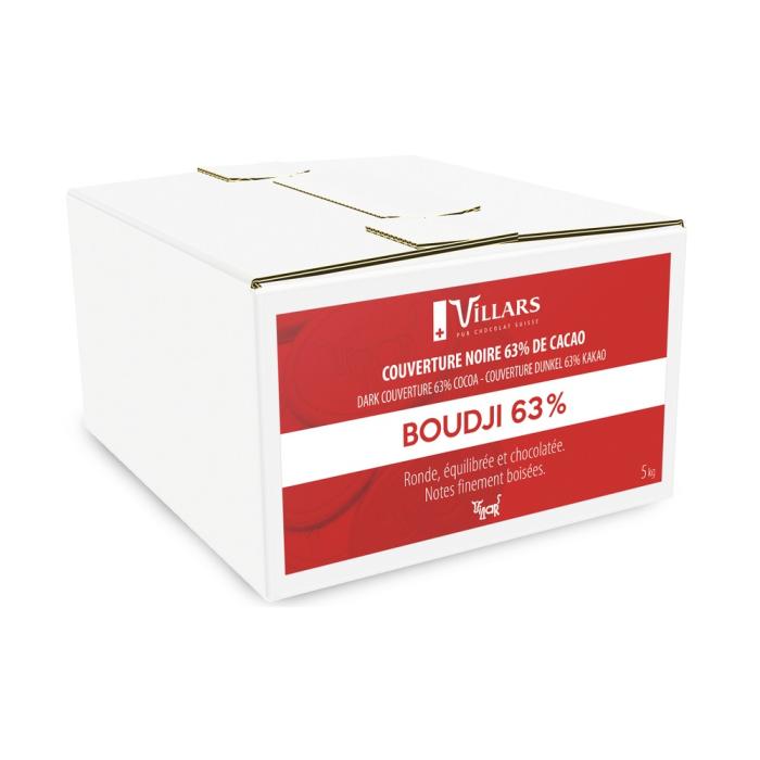 Pistoles Chocolat Noir Boudji 63% – 5kg