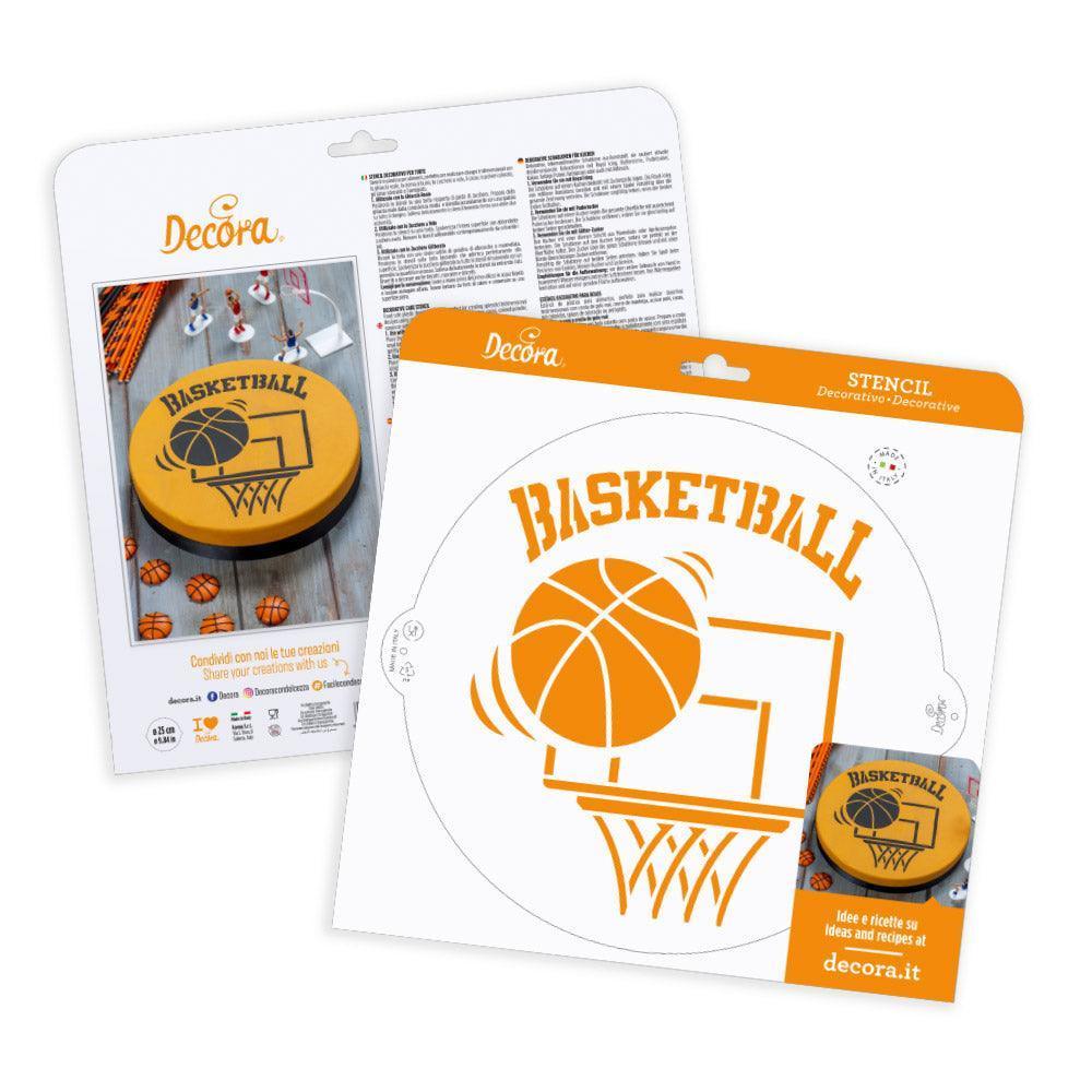 Pochoir Panier de Basket