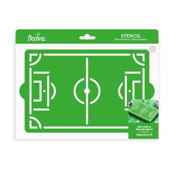 Pochoir Terrain de Foot