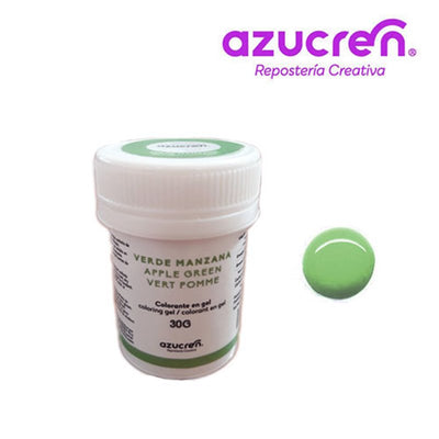 Colorant gel pomme verte Azucren 30g pour pâtisserie et pâte à sucre
