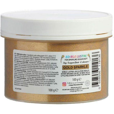 Poudre Alimentaire Scintillante Gold Sparkle - SUGARFLAIR