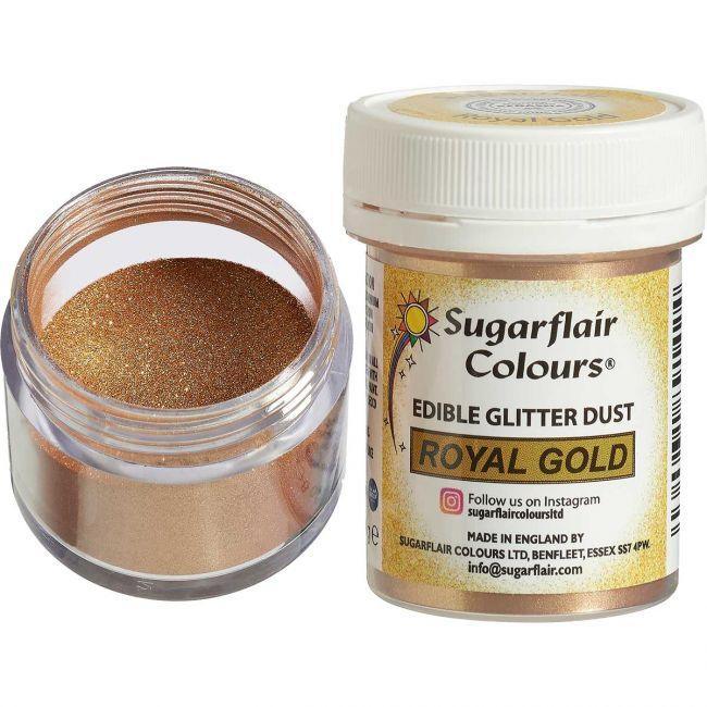 Poudre Alimentaire Scintillante Royal Gold - SUGARFLAIR