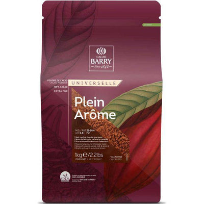 Poudre de Cacao 100% Pur Cacao Barry - 1Kg - CACAO BARRY