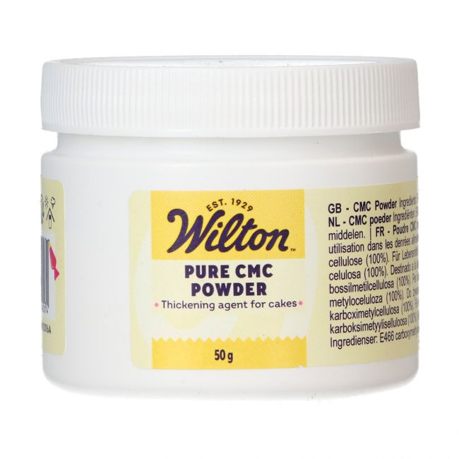 Pot de poudre Wilton Pure CMC 50 g – épaississant pour pâtisserie
