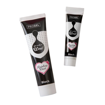 Colorant alimentaire concentré noir Rainbow Dust 100 g pour pâte à sucre et glaçages